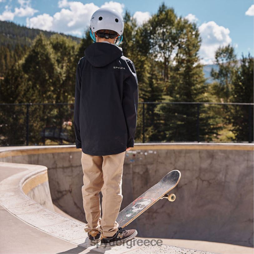 Spyder αγόρια ομίχλη μαύρος ενδύματα A8X8H577