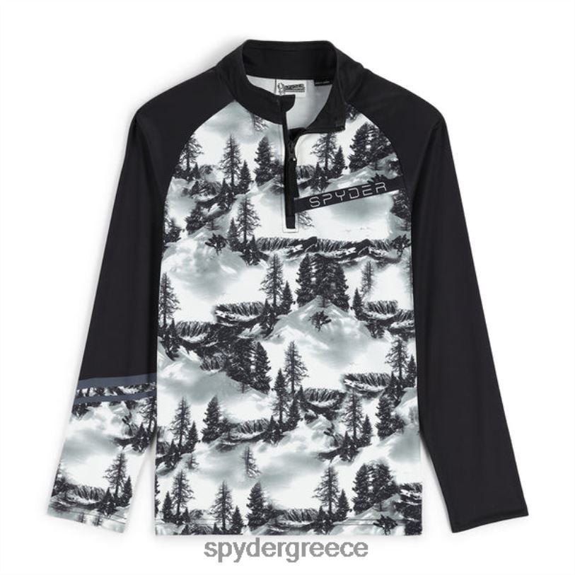 Spyder αγόρια μισό φερμουάρ δεντρογραμμής δεντρογραμμή ενδύματα A8X8H602