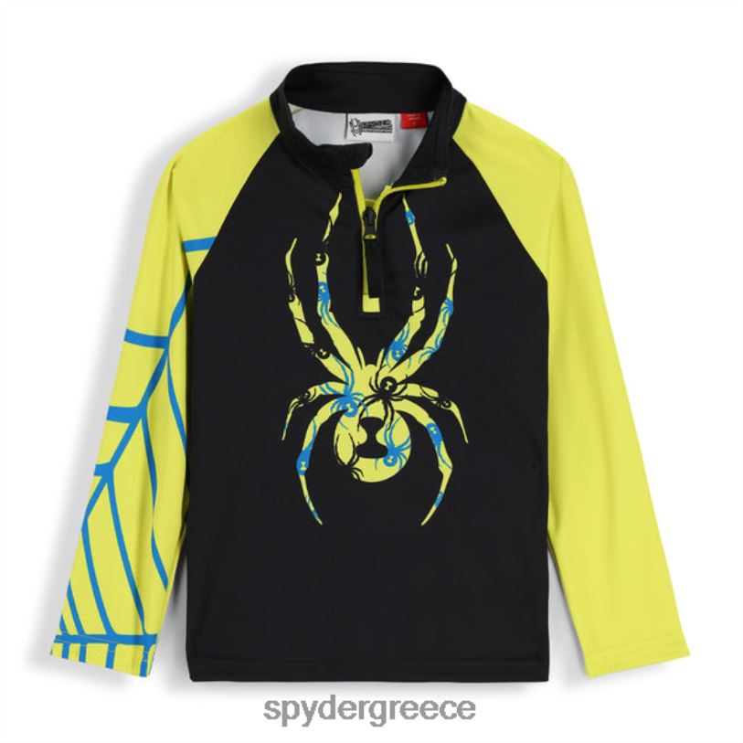 Spyder αγόρια bug μισό φερμουάρ μαύρος ενδύματα A8X8H599