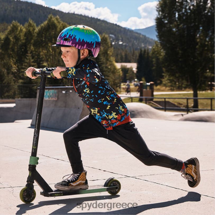 Spyder αγόρια ψηφιακό μισό φερμουάρ digi bug ενδύματα A8X8H589