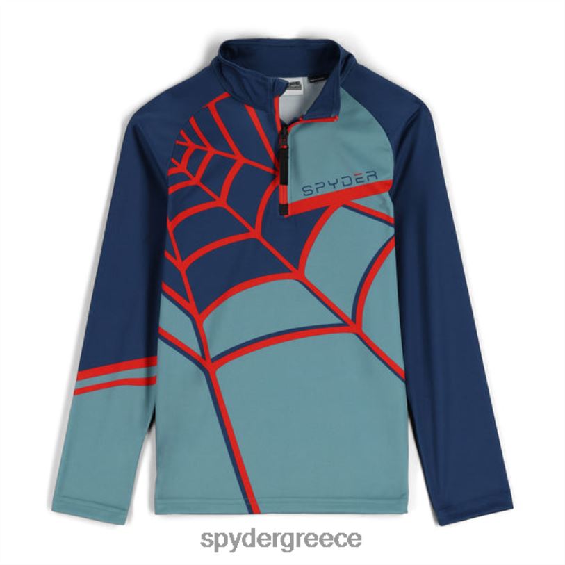 Spyder αγόρια web μισό φερμουάρ τούντρα ενδύματα A8X8H603