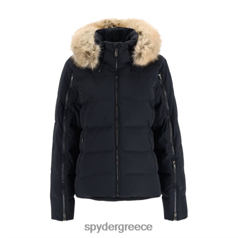 Spyder γυναίκες ψεύτικη γούνα μαύρος ενδύματα A8X8H334