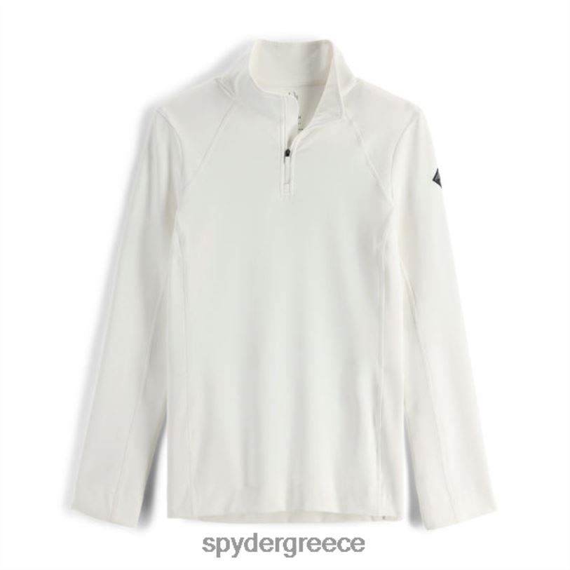 Spyder γυναίκες μισό φερμουάρ σαβόνα άσπρο ενδύματα A8X8H391