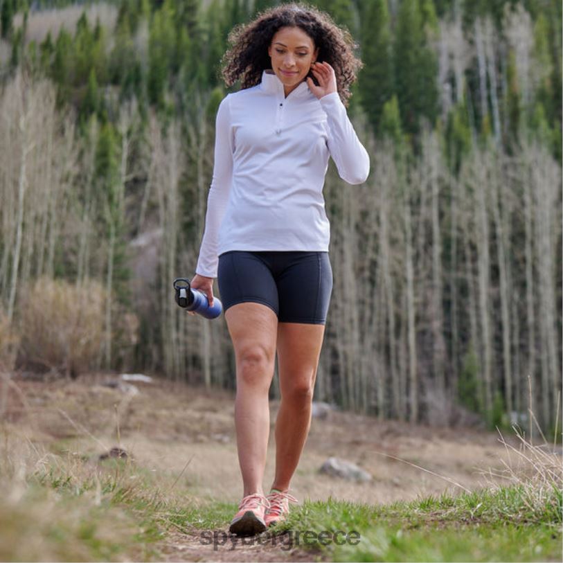 Spyder γυναίκες δελεαστικό μισό φερμουάρ άσπρο ενδύματα A8X8H395