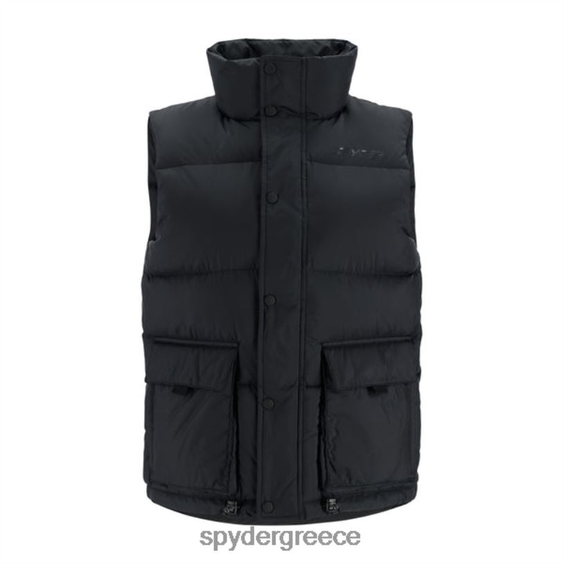 Spyder γυναίκες γιλέκο κρέμου μαύρος ενδύματα A8X8H411