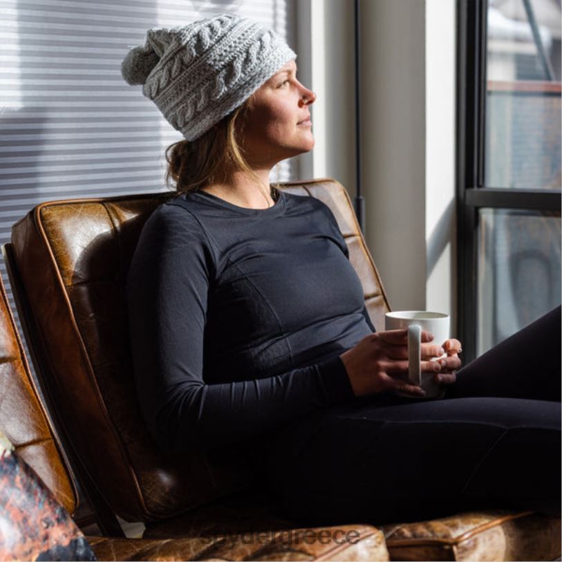 Spyder γυναίκες ορμή κορυφή μαύρος ενδύματα A8X8H390