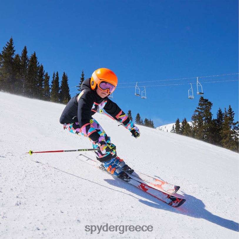 Spyder κορίτσια mila μαύρος ενδύματα A8X8H556