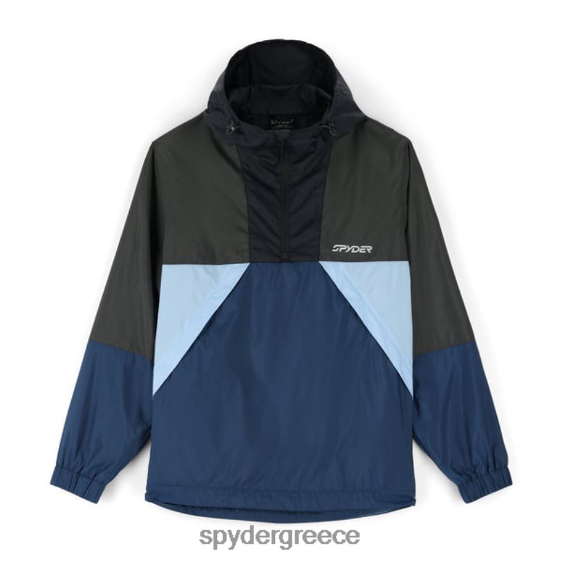 Spyder άνδρες αντιανεμικό μπέλφορντ διακριτικά μπλε ενδύματα A8X8H6