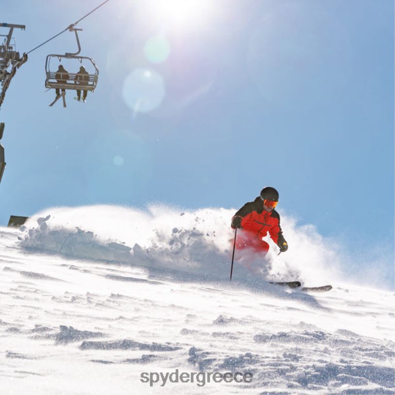 Spyder άνδρες Τιτάν ηφαίστειο μαύρο ενδύματα A8X8H40