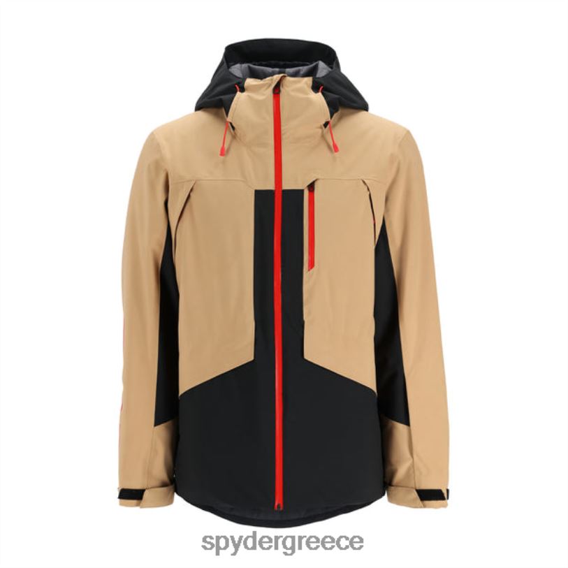 Spyder άνδρες ύμνος μαύρη τανίνη ενδύματα A8X8H42