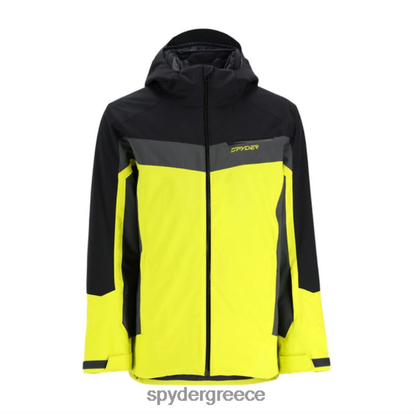 Spyder άνδρες εβδομήντα οκτώ μαύρο κίτρο ενδύματα A8X8H64