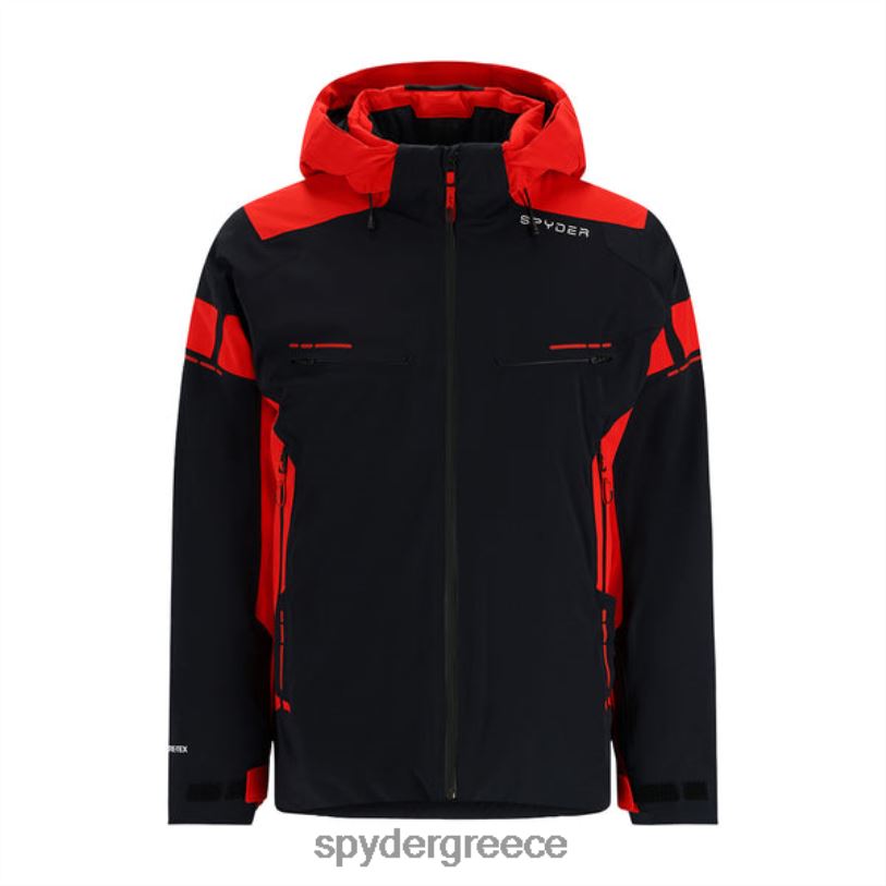Spyder άνδρες monterosa μαύρο ηφαίστειο ενδύματα A8X8H37