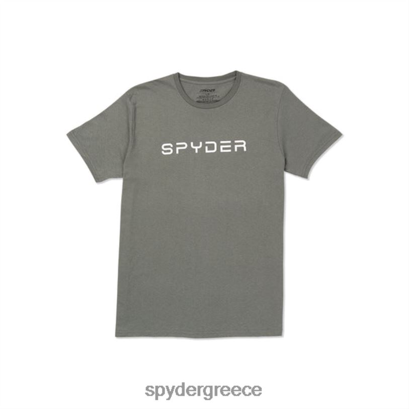 Spyder άνδρες κοντομάνικο σλάλομ ξυλάνθρακας ενδύματα A8X8H379