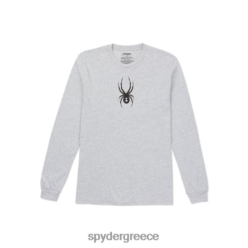 Spyder άνδρες σκάλισμα μακρυμάνικο ερείκη γκρι ενδύματα A8X8H133