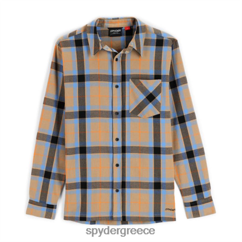 Spyder άνδρες φανέλα τεχνολογίας ανύψωσης καρό τανίνης ενδύματα A8X8H138
