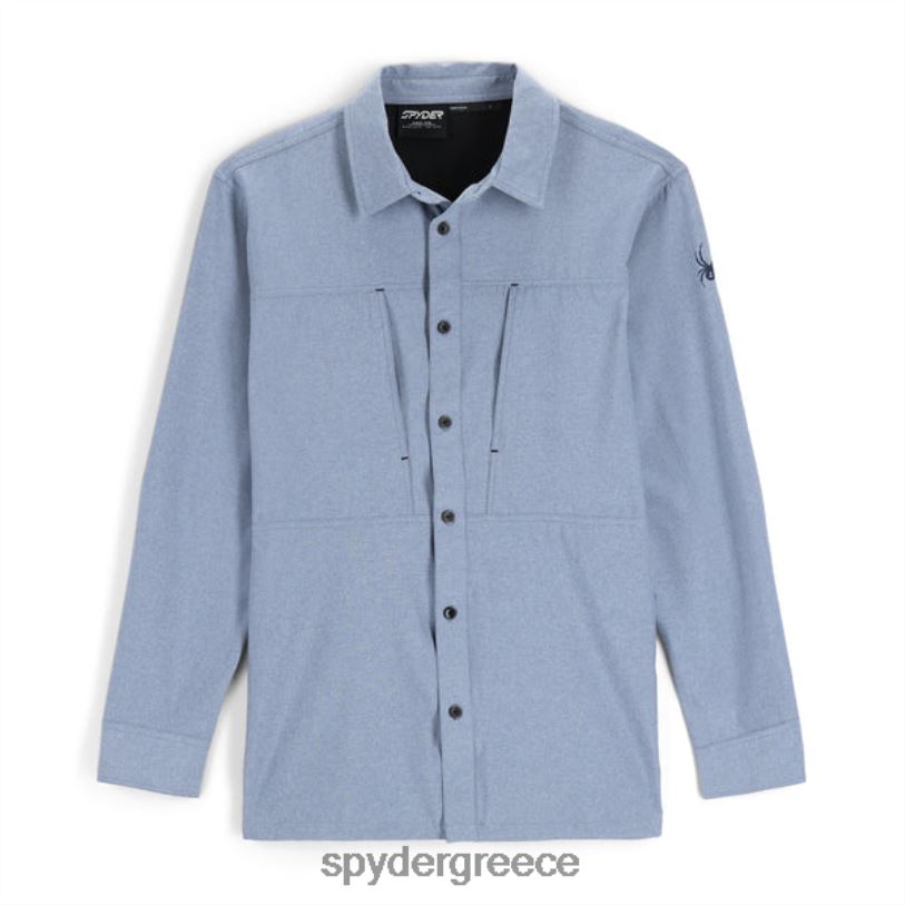 Spyder άνδρες μακρυμάνικο πουκάμισο canyon ορίζοντας ενδύματα A8X8H137