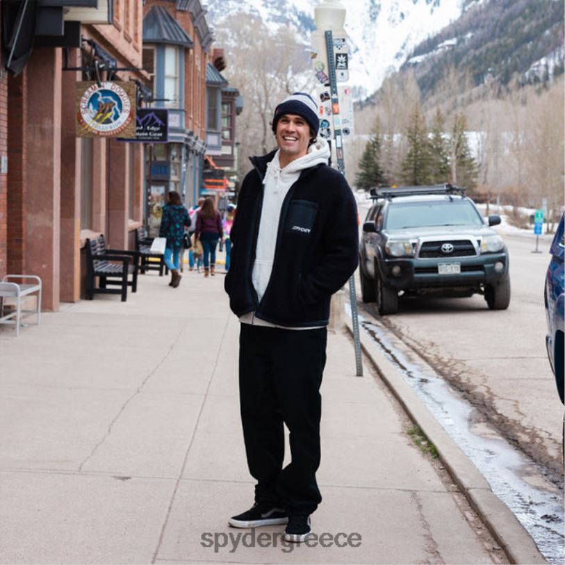 Spyder άνδρες σέρμαν σέρπα μαύρος ενδύματα A8X8H194