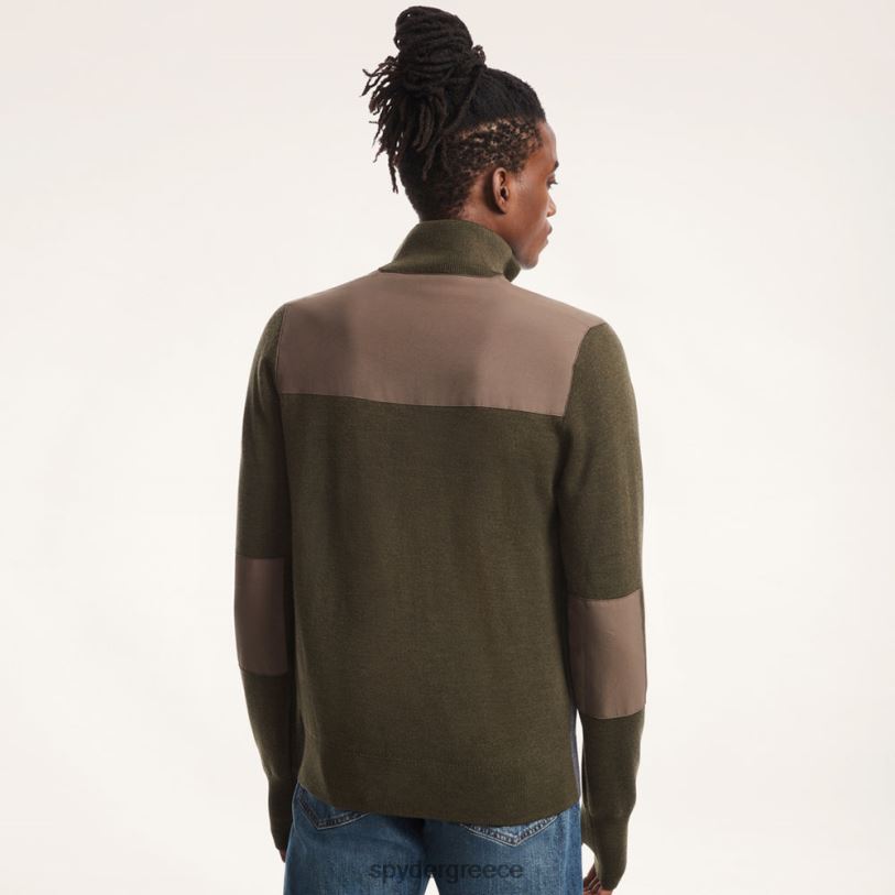 Spyder X άνδρες brooks brothers colorblock λαδί ενδύματα A8X8H184